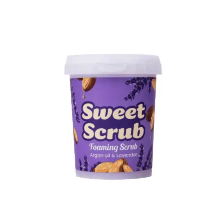 Sweet Scrub Foaming Scrub Argan Oil & Lavender - 500g | سويت سكراب مقشر رغوي - 500غ