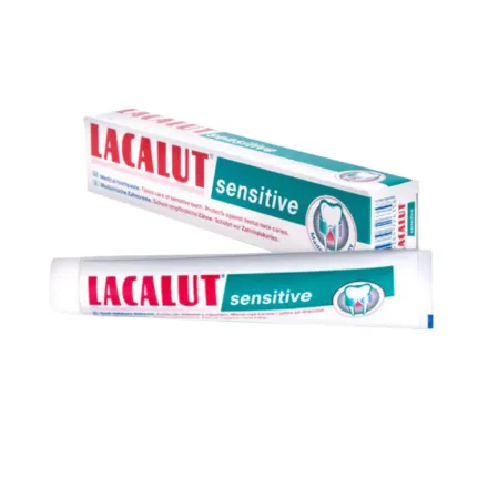 Lacalut Sensitive Toothpaste - 75ml | لاكالوت معجون للأسنان الحساسة - 75 مل