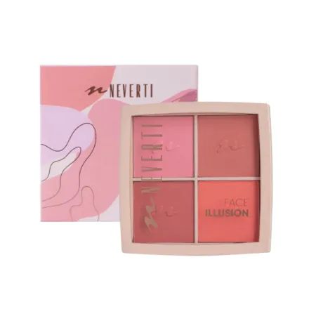 Neverti Face ILLusion Blush Palette - 3g | نيفرتي فيس باليت أحمر خدود – 3 غ