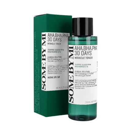Some By Mi AHA. BHA. PHA 30Days Miracle Toner - 150ml | سوم باي مي تونر مقشر بالاحماض للوجه - 150 مل