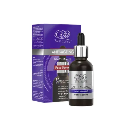 Eva Skin Anti Ageing Clinic Niacinamide Facial Serum - 30ml | ايفا سيروم للوجه مضاد للتجاعيد بالنياسيناميد - 30 مل
