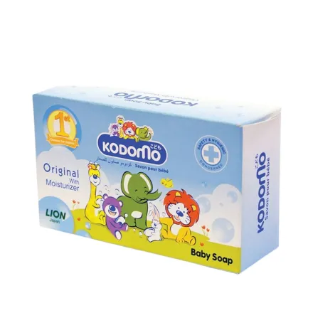 KODOMO BABYMSOAP ORIGNAL WITH MOISTURZRE -75G |كودومو صابون للأطفال الأصلي مع مرطب – 75 غرام