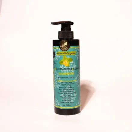 Madam Coachella Green Tea Seeds & Jojoba Hair Shampoo - 500ml | مدام كوتشيلا شامبو للشعر ببذور الشاي الأخضر والجوجوبا - 500 مل