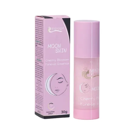 MADAMAR Moon Suin Cherry Blossom Tone Up Essence - 30g | مادامار إيسنس تفتيح وتوحيد لون البشرة بزهر الكرز – 30 غ