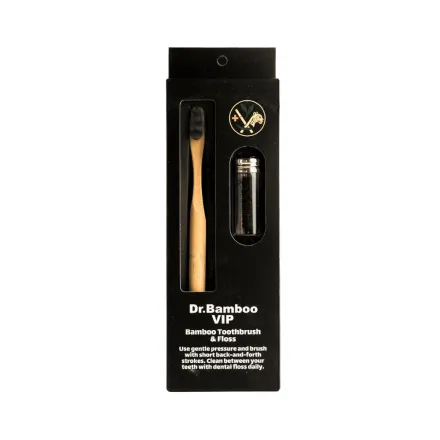 DR. BAMBOO Toothbrush & Floos | دكتور بامبو فرشاة أسنان وخيط تنظيف الأسنان