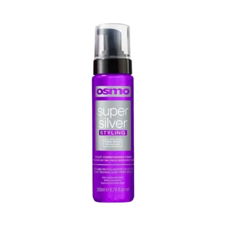 Osmo Super Silver Styling Violet Conditioning Foam - 200ml | أوزمو رغوة سوبر سيلفر البنفسجية للعناية بالشعر - 200مل