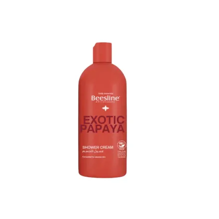 Beesline Exotic Papaya Shower Cream - 750ml | |بيزلين كريم استحمام بالبابايا - 750 مل