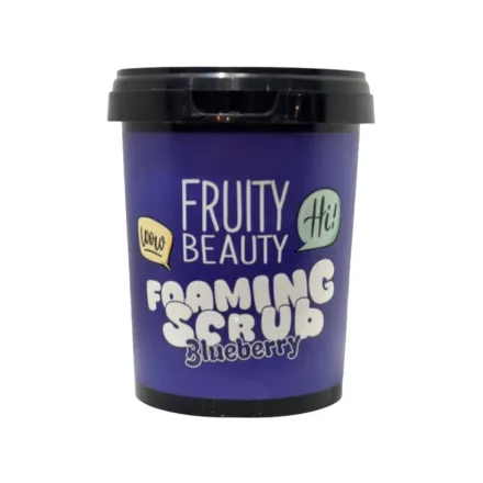 FRUITY BEAUTY Foaming Scrub Blueberry - 600ml | فروتي بيوتي مقشر رغوي للجسم - 600 مل