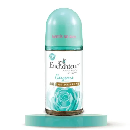Enchanteur Gorgeous Perfumed Roll-On Deo 48H - 50ml| انشانتر مزيل تعرق رول أون يدوم 48 ساعة -50 مل