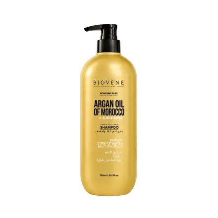 BIOVENE Argan Oil Of Morocco + Caffeine Shampoo - 750ml | بيوفين شامبو بزيت الارجان والكافيين - 750 مل