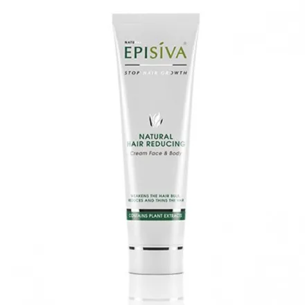 Episiva Hair Reducing Skin Cream - 140ml | ابسيفا كريم لتأخير نمو الشعر للوجه والجسم - 140 مل