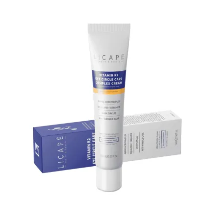 Licape Vitamin K Eye Circle Care Complex Cream - 15ml | ليكابي كريم لمنطقة حول العين فيتامين كي - 15 مل