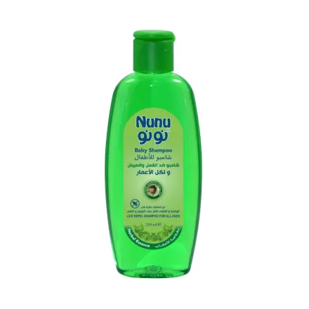 Nunu Baby Shampoo Lice Repel For All Ages - 200ml | نونو شامبو للأطفال طارد القمل لجميع الأعمار - 200 مل