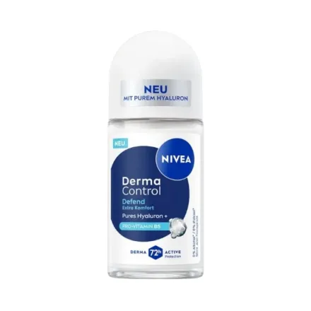 Nivea Women Deo Roll On Derma Control Defend - 50ml | نيفيا رول أون مزيل العرق للنساء ديرما كنترول ديفيند – 50 مل