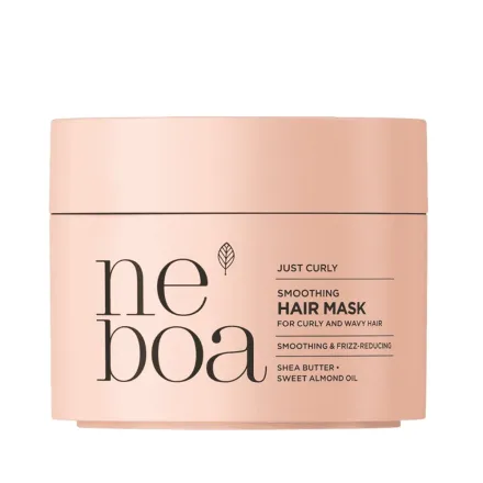 Neboa Just Curl Natural Smoothing Hair Mask - 300ml | نيبوا كيرلي ماسك طبيعي لتنعيم الشعر – 300 مل