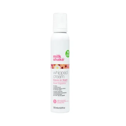 Milk shake Whipped Cream Leave-in Foam Flower Fragrance - 200 ml | ميلك شيك ليف ان رغوي برائحة الورد - 200 مل