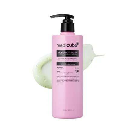 Medicube Title Rosemary Pdrn Cooling Thickening Shampoo - 400ml | ميدي كيوب شامبو إكليل الجبل لتكثيف وتقوية الشعر – 400 مل