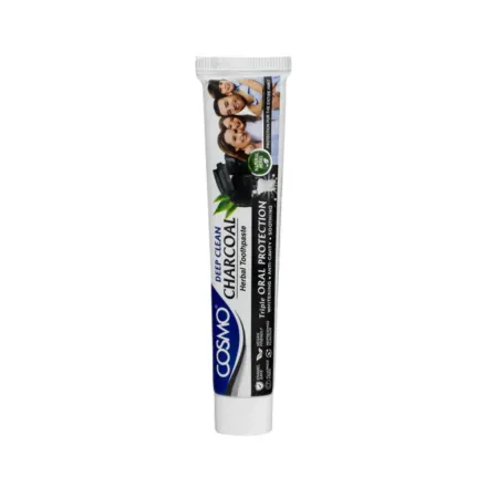 COSMO Deep Clean Charcoal Herbal Toothpaste - 100g | كوزمو معجون أسنان مبيض بالفحم - 100 غرام