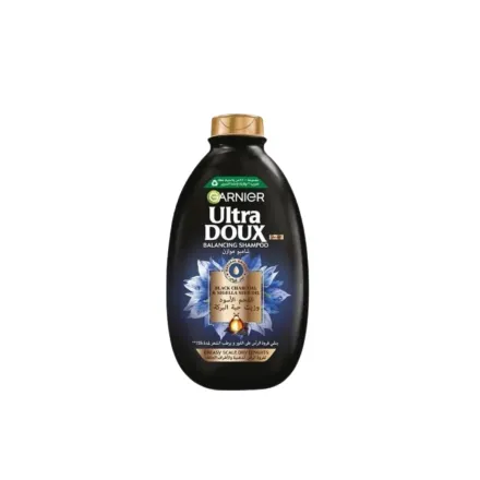 Garnier Ultra Doux Charcoal Shampoo - 400ml | غارنييه شامبو بالفحم الأسود للشعر الباهت - 400 مل