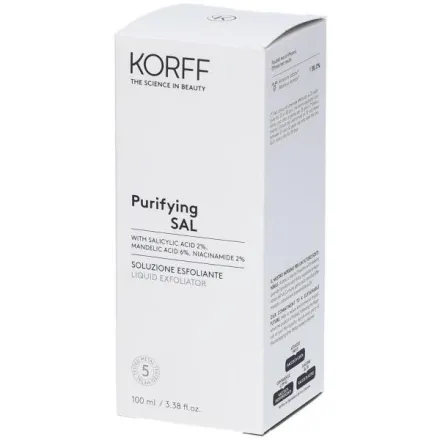 KORFF Purifying Sal Exfoliating Solution - 100ml | كورف مقشر كيميائي بالساليسيليك اسيد - 100 مل