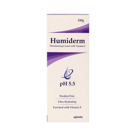 ajanta Humiderm Moisturizing Cream With Vitamin E - 100g | اجانتا كريم هوميديرم المرطب مع فيتامين اي- 100 غ