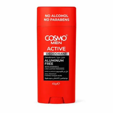COSMO Men active Deodorant - 65g | كوزمو مزيل تعرق للرجال - 65 غرام