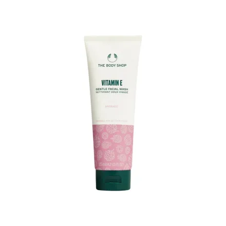 The Body Shop Vitamin E Gentle Facial Wash Hydrate - 125ml | ذا بودي شوب غسول للبشرة بالفيتامين اي - 125 مل