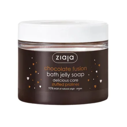 Ziaja Chocolate Fusion Bath Jelly Soap - 260ml | جايا صابونة هلامية للجسم برائحة الشوكولا - 260 مل