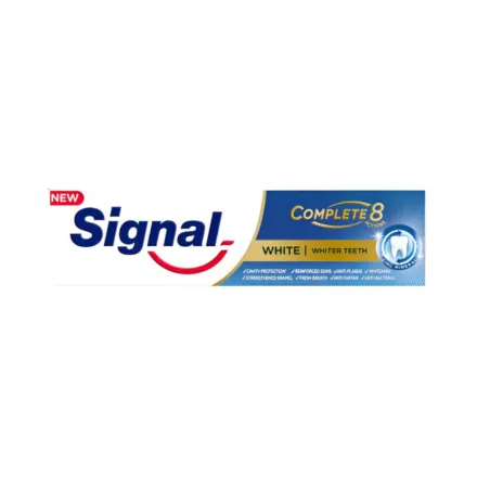 Signal Toothpaste Complete8 White - 75ml | سكنال معجون أسنان كومبليت 8 وايت – 75 مل