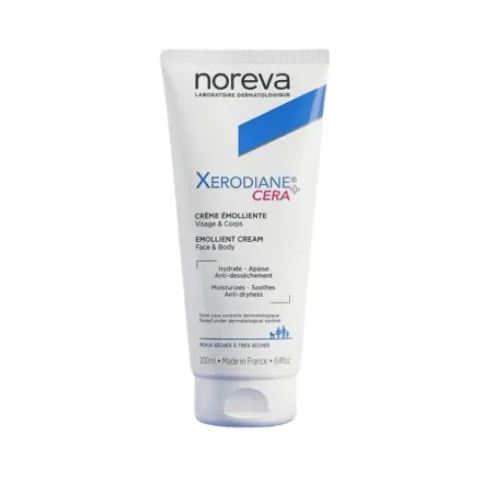 Noreva Xerodiane Cera+ Emollient cream face and body - 200ml |نوريفا كريم مرطب للوجه والجسم - 200مل