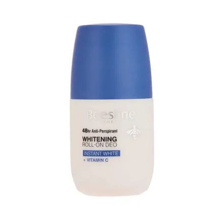 Beesline Whitening Roll On Instant Whitening with Vitamin C for Women - 50ml | بيزلين رول اون تفتيح فوري مع فيتامين سي للنساء - 50 مل