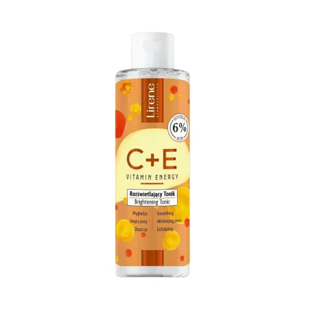 Lirene C+E Vitamin Energy exfoliating tonic - 200ml | ليرين تونر فيتامين سي + إي - 200مل