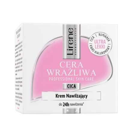 Lirene Cera Wrażliwa Cica Nawilżający Krem - 50ml | ليرين كريم مرطب سيكا - 50مل