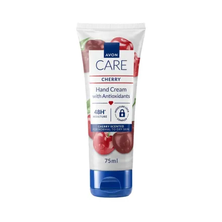 Avon Care Cherry Hand Cream with Antioxidants - 75ml | افون كريم لليدين بالكرز - 75 مل