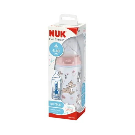 Nuk First Choise Tiger + 6-18m - 300ml | نوك فيرست تشويس رضّاعة الأطفال +6 أشهر - 300 مل