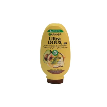 Garnier Ultra Doux Avocado Oil & Shea Butter Conditioner - 360ml | غارنييه بلسم زيت الأفوكادو و زبدة الشيا - 360 مل