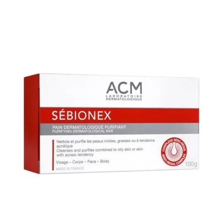 ACM Sebionex Purifying Acne Soap - 100g | اي سي ام صابون منقي للوجه و الجسم - 100 غرام
