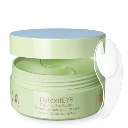 Pixi Detoxif eye Hydrating And Depuffing Eye Patches - 60pcs | بيكسي رقائق تحت العين المرطبة و المضادة للتورم - 60 قطعة