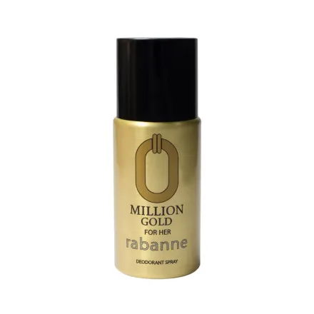 CB Spray Million Gold For Her - 150ml | سي بي بخاخ معطر و مزيل تعرق - 150 مل