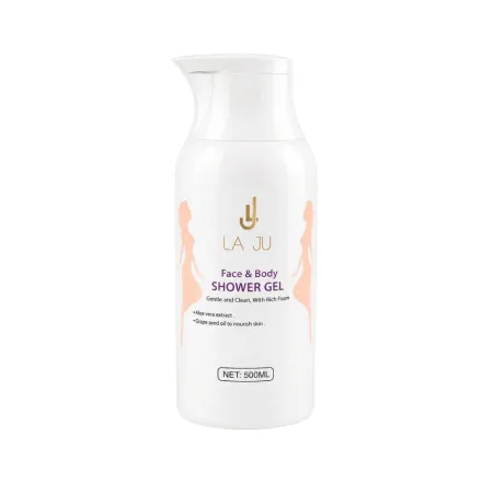 LA JU Face & Body Shower Gel - 500ml | لا جو جل استحمام للوجه والجسم - 500مل