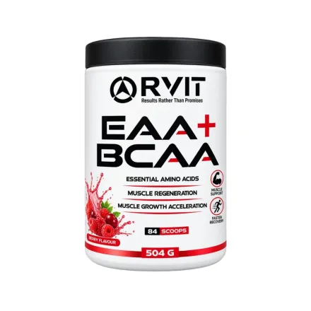 Rvit Eaa+ Bcaa 84 Scoops - 504g - 504g | ارفيت EAA + BCAA - 84 حصة - 504 غ