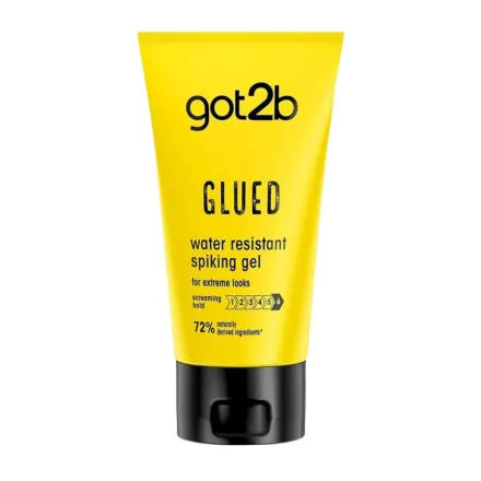 got2b Glued Spiking Hair Gel Water Resistant - 150ml | جوت تو بي جل تصفيف الشعر المقاوم للماء - 150 مل