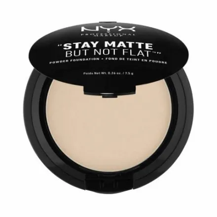 NYX Stay Matte But Not Flat - 7.5g | ان واي اكس كريم أساس بودرة بلمسة مطفية بدون بهتان - 7.5 غرام