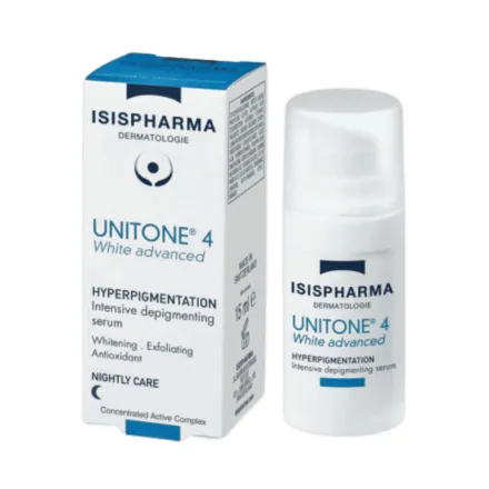 ISIS PHARMA Unitone 4 White Advanced Hyperpigmentation -15 ml | ايزيس فارما سيروم ليلي لمعالجة التصبغات - 15 مل