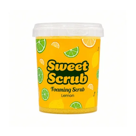 Sweet Scrub Foaming Scrub Foaming Scrub Lemon - 500g | سويت سكراب مقشر رغوي للجسم بالليمون – 500 غرام