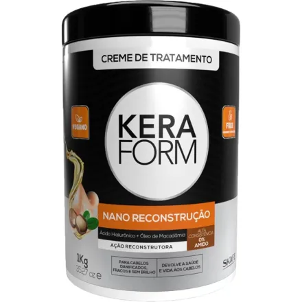 SKAFE Kera Form Nano Reconstruction - 1kg | سكاف كريم معالج للشعر التالف و الجاف - 1 كيلو