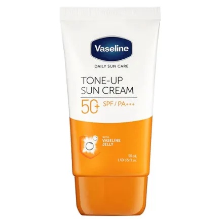 VASELINE Tone Up Sun Cream SPF50 PA+++ - 50ml | فازلين كريم واقي شمس للوجه والجسم spf50+ - 50 مل