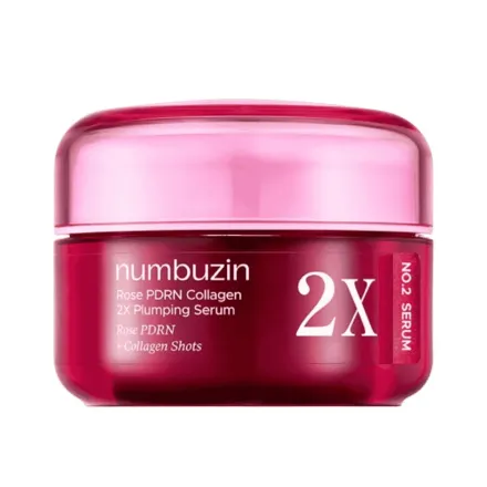 Numbuzin No.2 Rose PDRN Collagen 2X Plumping Serum - 30ml | نمبوزين سيروم الكولاجين للبشرة – 30مل