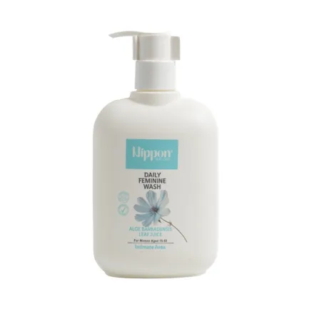 Nippon Daily Feminine Wash Aloe Barbadensis Leaf Juice - 250ml | نيبون غسول يومي للمناطق الحساسة بخلاصة الألوفيرا- 250 مل