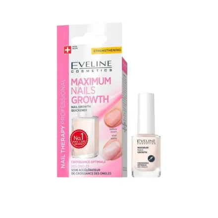 EVELINE NAIL THERAPY PROFESSIONAL MAXIMUM NAILS GROWTH - 12Ml | ايفلين معزز لنمو الأظافر و مقوي - 12 مل